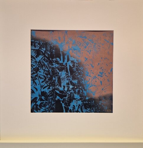 Blue landscape di Paco Roig, Opera su carta in vendita su Singulart