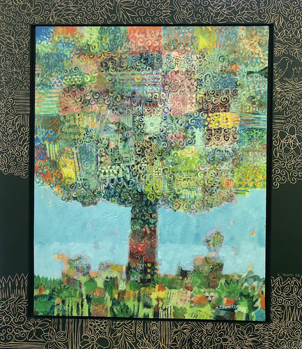 L’arbre de la patience par Hakim Tounsi, Peinture en vente sur Singulart