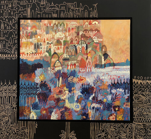 La vie en fable van Hakim Tounsi, Schilderij te koop op Singulart