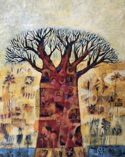 Baobab par Hakim Tounsi, Peinture en vente sur Singulart