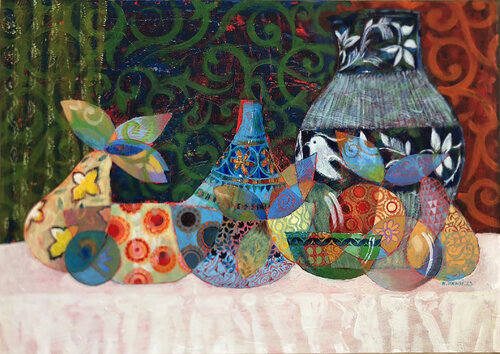 Nature morte par Hakim Tounsi, Peinture en vente sur Singulart