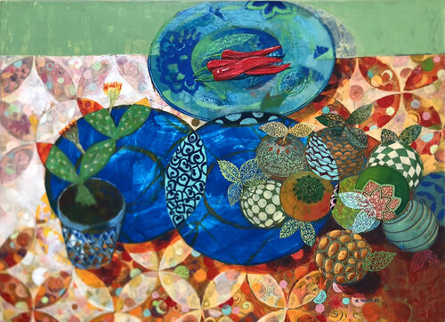 Nature morte van Hakim Tounsi, Schilderij te koop op Singulart