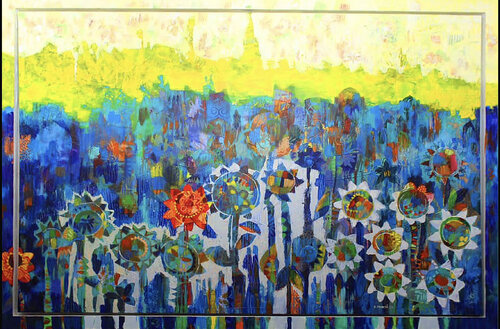 Éclosion printanière par Hakim Tounsi, Peinture en vente sur Singulart