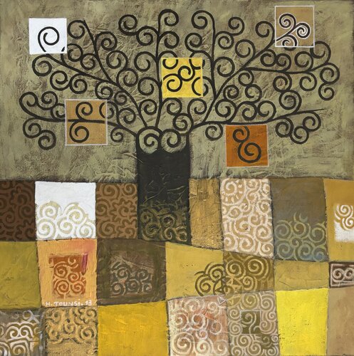 Automne by Hakim Tounsi, Painting for Sale on Singulart