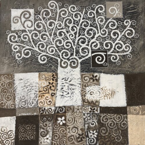 Hiver by Hakim Tounsi, Painting for Sale on Singulart