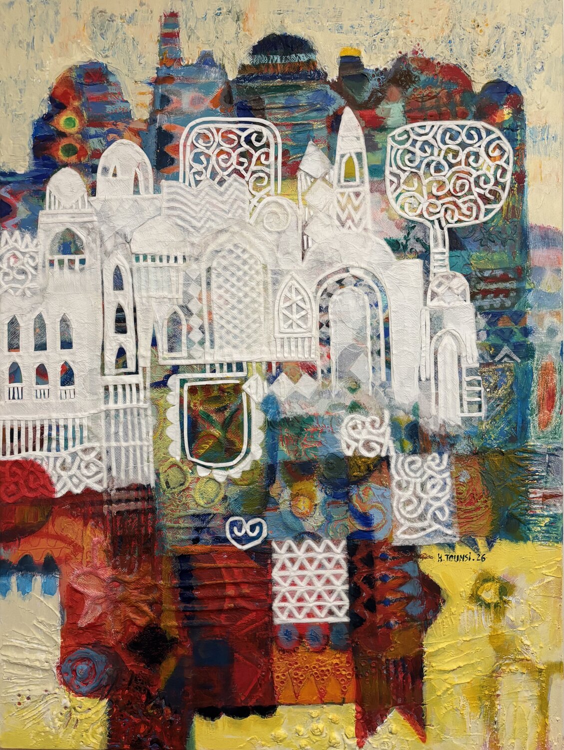 Fusion Hakim Tounsi Dipinto originale in vendita