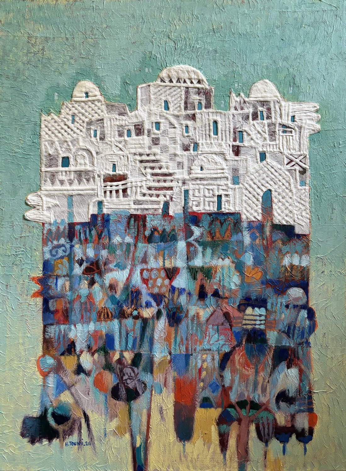 À travers la Méditerranée Hakim Tounsi Originalgemälde zu verkaufen