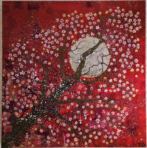 Kirschblüte de Tatjana Eckert, Pintura a la venta en Singulart