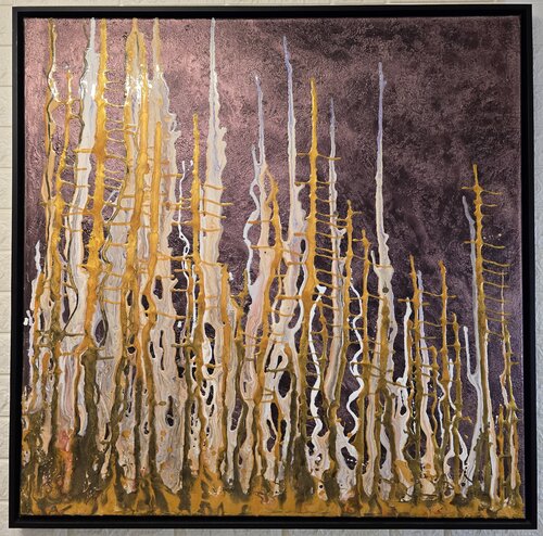 Flieger Wald de Tatjana Eckert, Pintura a la venta en Singulart