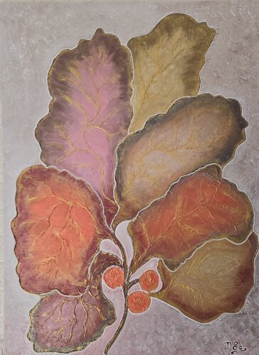 Herbstblätter von Tatjana Eckert, Malerei kaufen auf Singulart