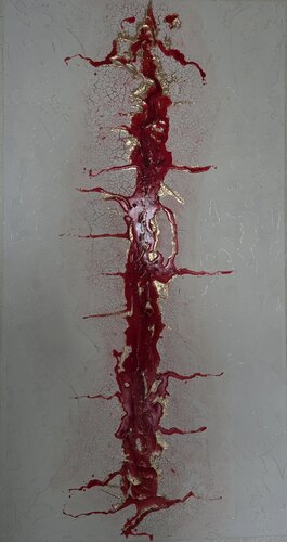Lavastrom van Tatjana Eckert, Schilderij te koop op Singulart