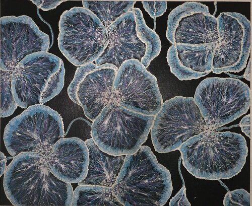 Nachtviole de Tatjana Eckert, Pintura a la venta en Singulart