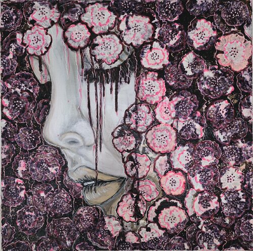 blühen trennen von Tatjana Eckert, Malerei kaufen auf Singulart