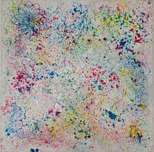 Konfetti by Tatjana Eckert, Painting for Sale on Singulart
