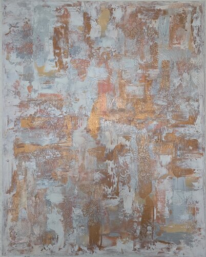 Kupfer Mauer Werk von Tatjana Eckert, Malerei kaufen auf Singulart