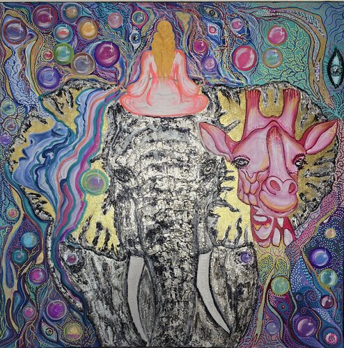 Afrika Reise di Tatjana Eckert, Pittura in vendita su Singulart