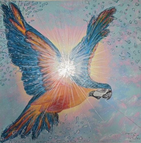 Morgenflug by Tatjana Eckert, Painting for Sale on Singulart