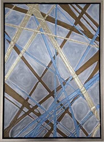 Seilbahn Blau de Tatjana Eckert, Pintura a la venta en Singulart