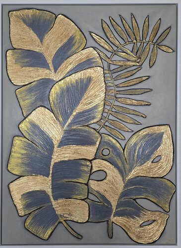 Das Goldene  Blatt par Tatjana Eckert, Peinture en vente sur Singulart