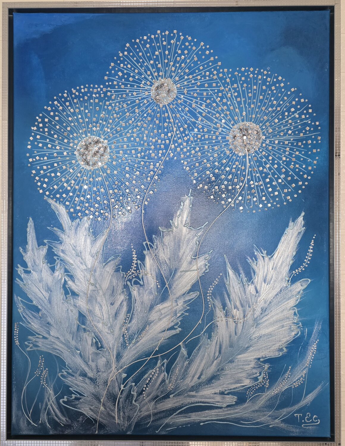 Pusteblume Tatjana Eckert Origineel schilderij te koop