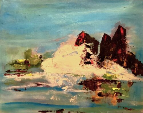 ARCTIC MELT SERIES (1) von Helen Fortin, Malerei kaufen auf Singulart