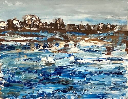 ARCTIC MELT SERIES (4) by Helen Fortin, Painting for Sale on Singulart