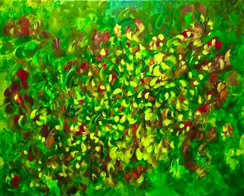 GARDEN SERIES (1) von Helen Fortin, Malerei kaufen auf Singulart
