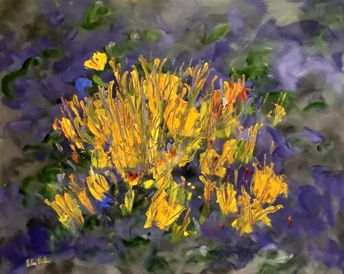 GARDEN SERIES (2) van Helen Fortin, Schilderij te koop op Singulart