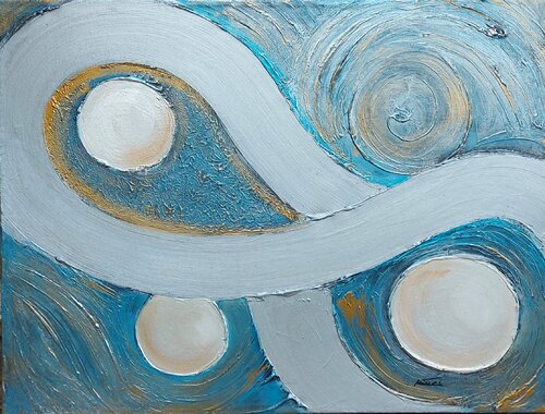 FUORI E DENTRO IL TEMPO van Adriana Montali, Schilderij te koop op Singulart