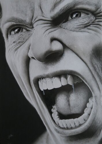 Ira von luciano Bujeiro Rojo, Zeichnungen kaufen auf Singulart