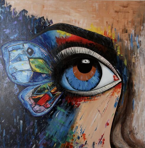 El ojo del alma di Marce Buchi, Pittura in vendita su Singulart