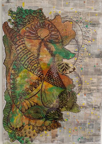 Raiz interior by Marce Buchi, 油畫 for Sale on Singulart