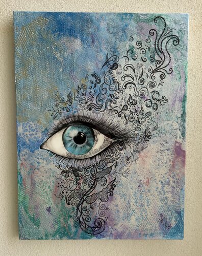 Mirada interior by Marce Buchi, 油畫 for Sale on Singulart