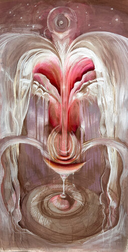 Polar Aurora.Milk Of The Dreams van Baroque Anarchist, Schilderij te koop op Singulart