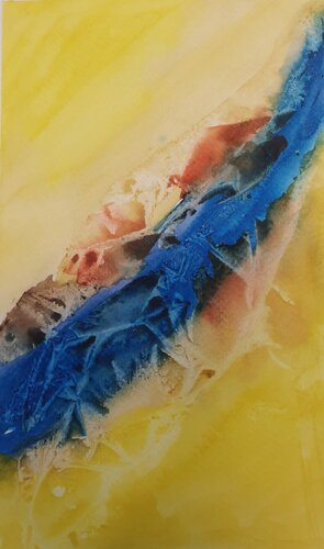 Im Fluss van Gina Stöcklein, Schilderij te koop op Singulart