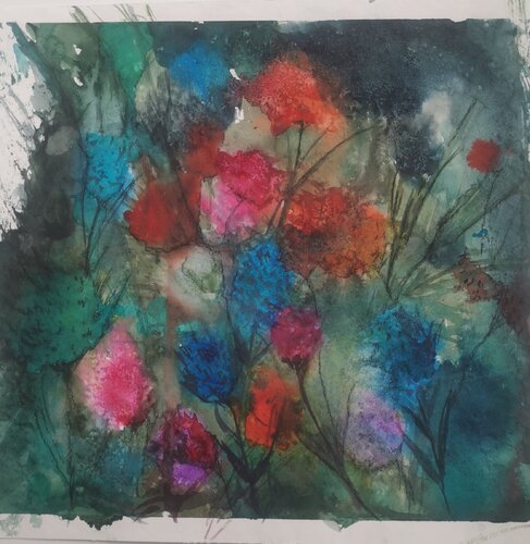 Wild Flowers de Gina Stöcklein, Pintura a la venta en Singulart