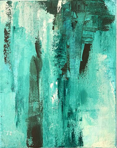 Cracks in the river by Anna Karolina, Painting for Sale on Singulart