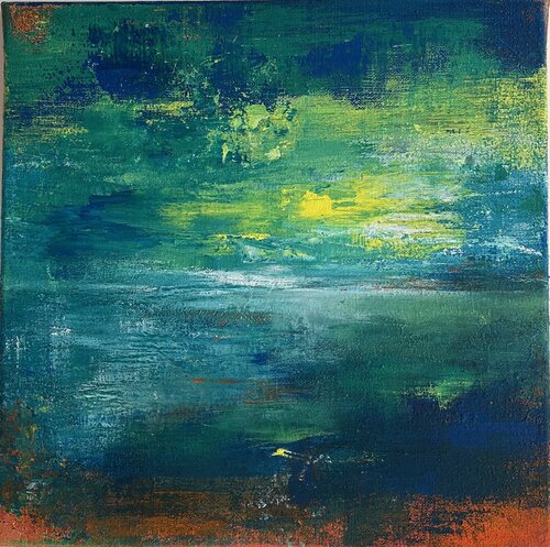 Emerald silence de Anna Karolina, Pintura a la venta en Singulart