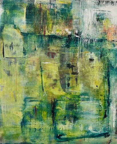 Ruhepool di Jutta Bittner, Pittura in vendita su Singulart