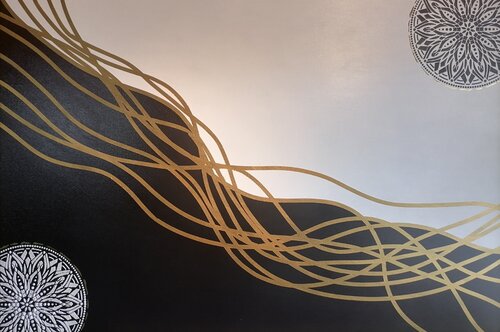 Opus XXV – Radiant Intersections by Sotiris Christodoulou, Painting for Sale on Singulart