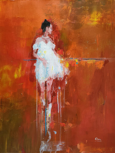 nostalgic red di Oscar Alvarez Pardo, Opera su carta in vendita su Singulart