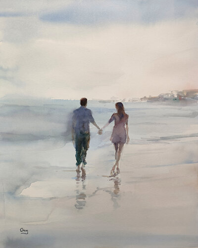 Romantically 4 by Oscar Alvarez Pardo, Work on Paper for Sale on Singulart