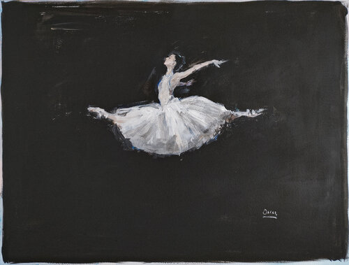 Bailarina 4 di Oscar Alvarez Pardo, Opera su carta in vendita su Singulart
