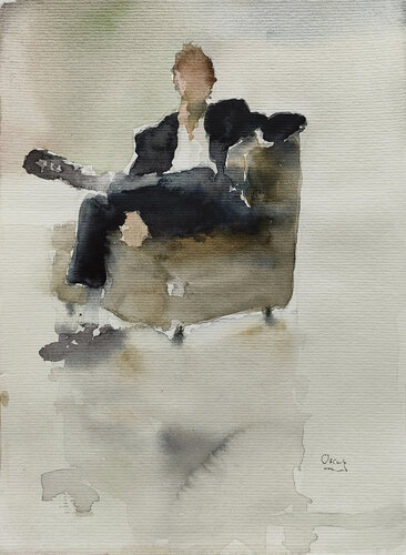 m-1 di Oscar Alvarez Pardo, Opera su carta in vendita su Singulart