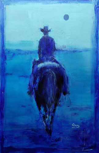 cowboy 6 di Oscar Alvarez Pardo, Opera su carta in vendita su Singulart