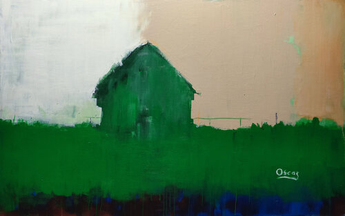 green house di Oscar Alvarez Pardo, Pittura in vendita su Singulart