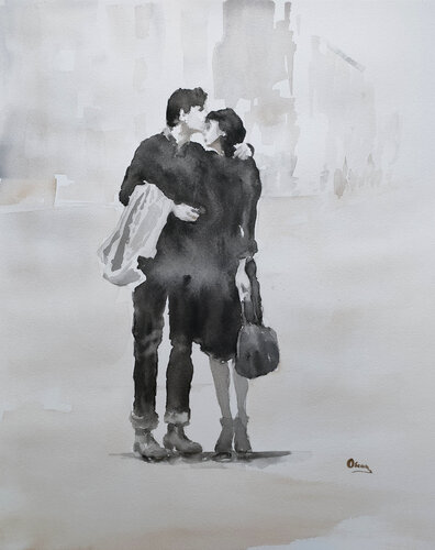 Romantically 7 di Oscar Alvarez Pardo, Opera su carta in vendita su Singulart