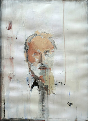 The Thinker van Oscar Alvarez Pardo, Werk op papier te koop op Singulart