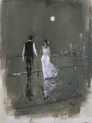 Romantic 20 van Oscar Alvarez Pardo, Werk op papier te koop op Singulart