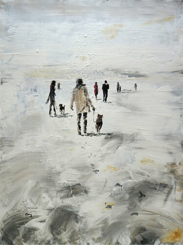 Walks through the sky -18 by Oscar Alvarez Pardo, Work on Paper for Sale on Singulart